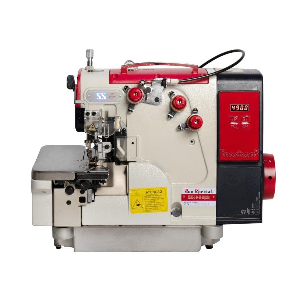 Máquina Costura Industrial Overlock Direct Drive SS70D-3BK-ST-ES 220V - Sun Special
