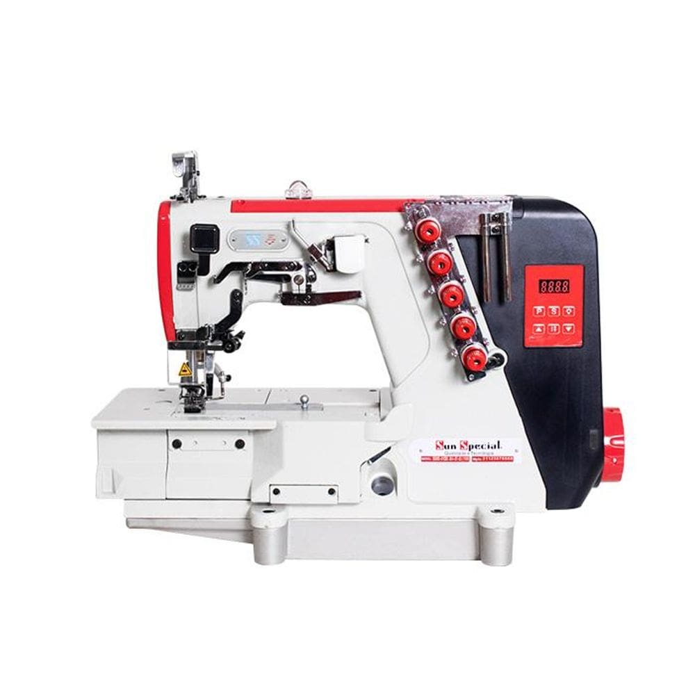 Máquina Costura Industrial Galoneira Plana SS80D-01-CBX364-ST-QI 110V - Sun Special