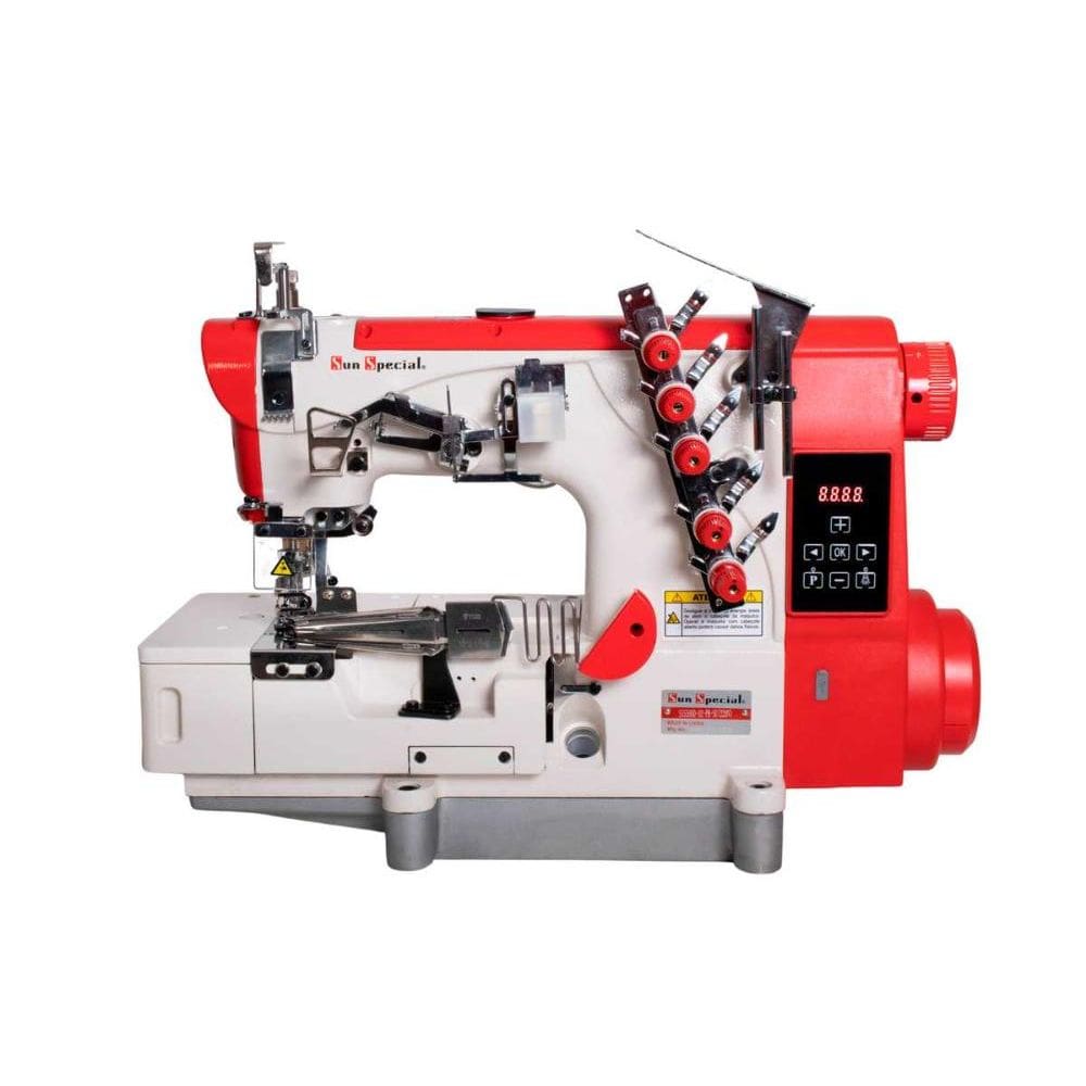Máquina Costura Industrial Galoneira Plana Aberta SS5500D-02-PR-SU 110V - Sun Special