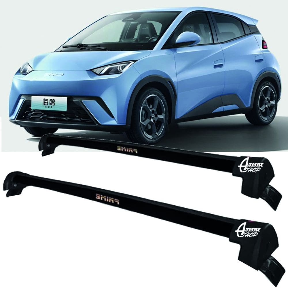 Rack Teto Aluminio Prime BYD Dolphin Mini PRETO PR228