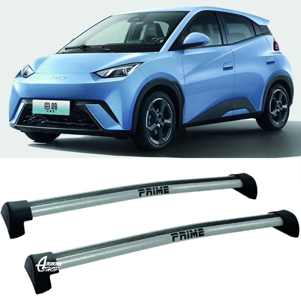 Rack Teto Aluminio Prime BYD Dolphin Mini PRATA PR327