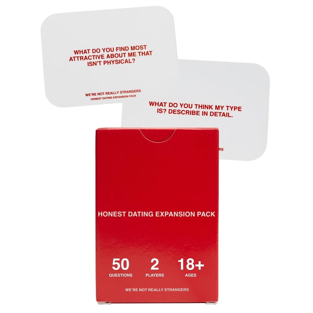 Jogo de cartas NÃO SOMOS REALMENTE ESTRANHOS Honest Dating Expansion