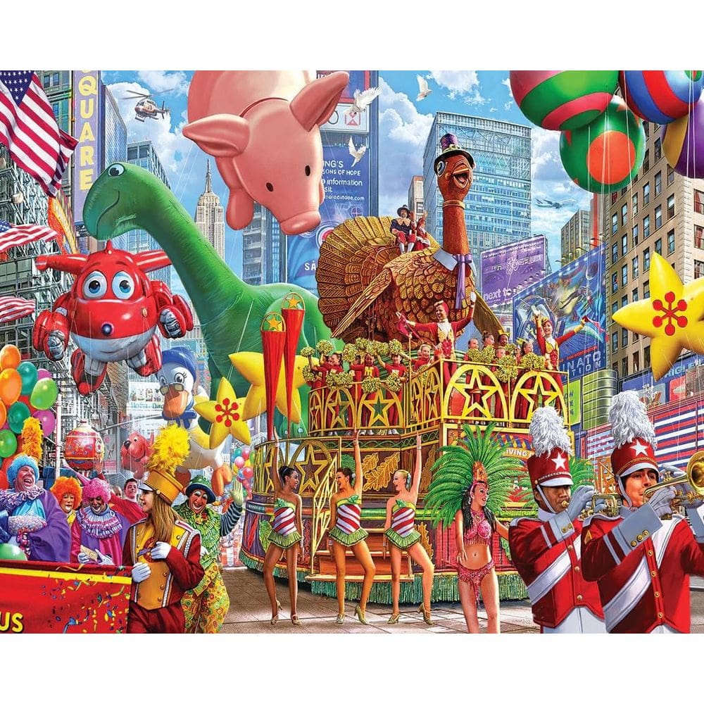 Quebra-cabeça White Mountain New York Thanksgiving Parade 10