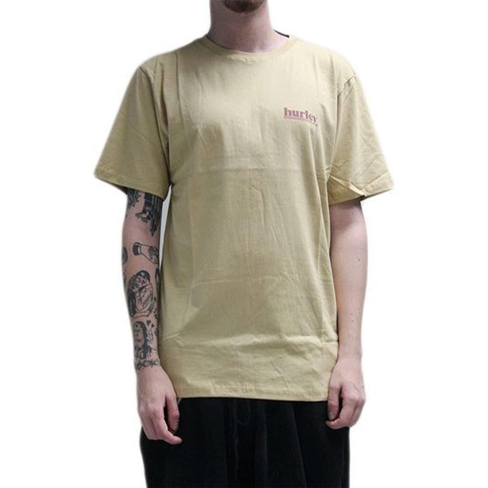 Camiseta Hurley Puff Oversize SM25 Masculina Bege