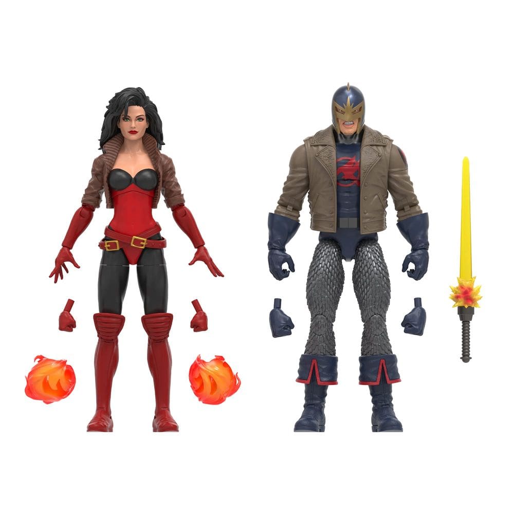 Bonecos de ação Avengers 60th Black Knight Sersi 15cm