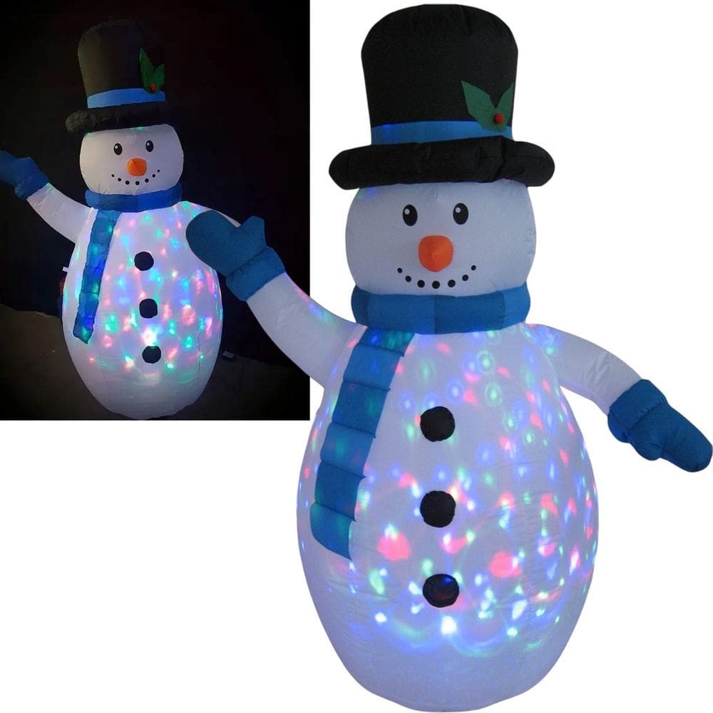 Boneco de Neve Natal Inflavel Natalino Enfeite Decoraçao Loja Casa Shopping Festa Evento