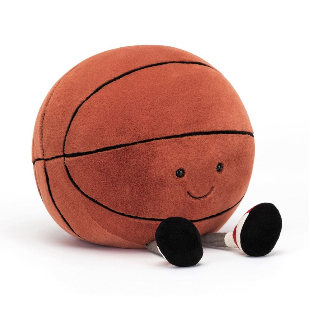 Brinquedo de pelúcia Jellycat Amuseables Basketball 32 cm para todas as idades