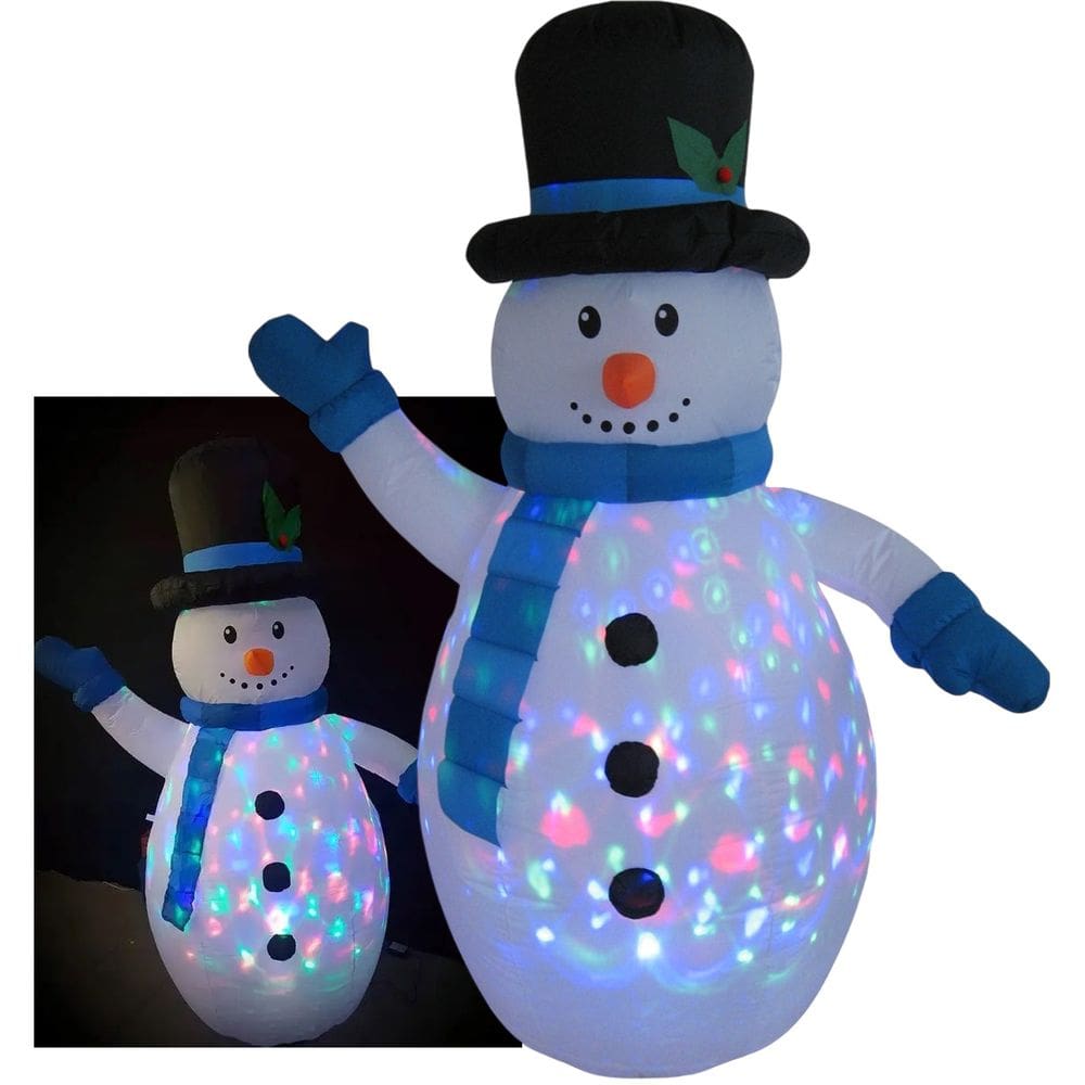 Boneco de Neve Natalino Inflavel Natal Enfeite Entrada Porta Loja Casa Shopping Predio Hotel