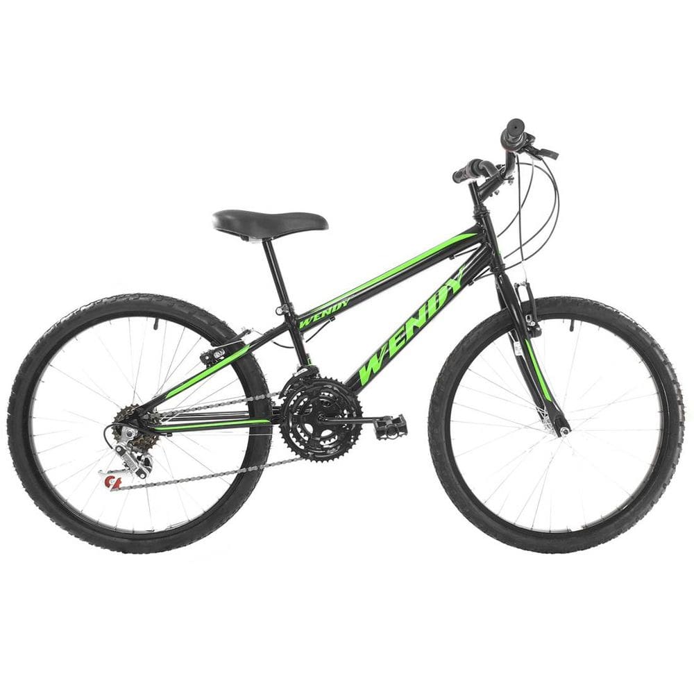 Bicicleta Masculina Infantil Passeio Aro 24 18V Wendy Vbrake