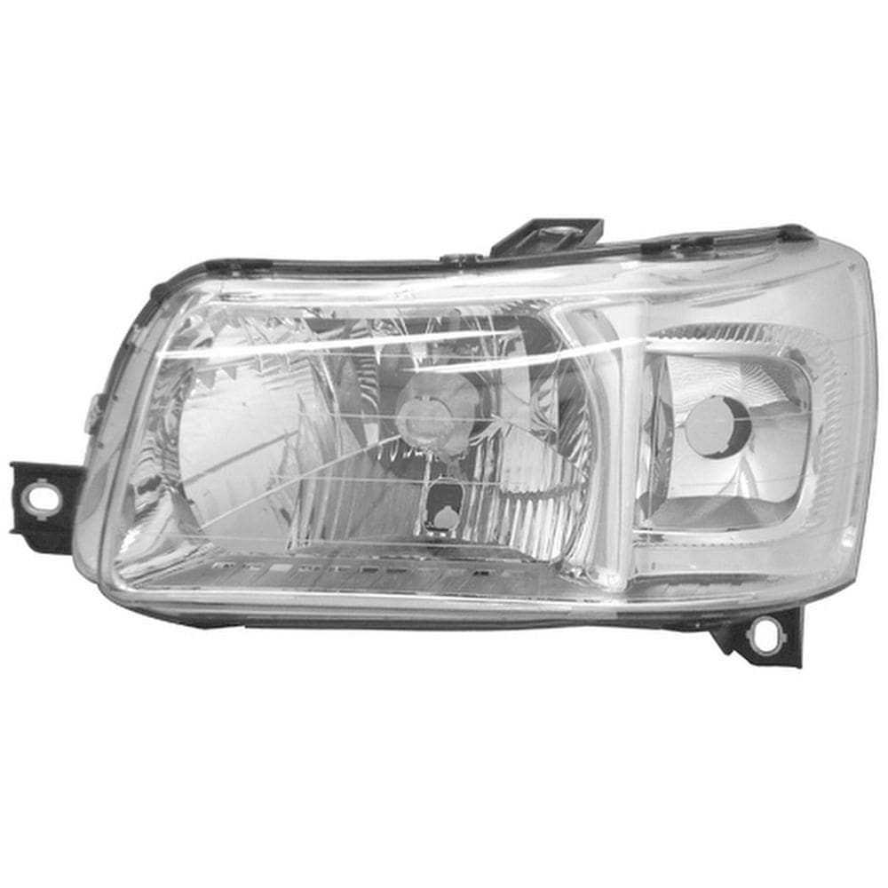 Farol Power Dianteiro Motorista Fiorino Uno H4 Máscara Metal
