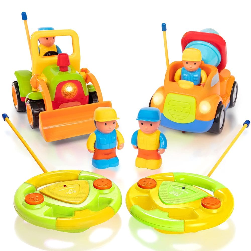 Carros de controle remoto PREXTEX para meninos de 3 a 5 anos, pacote com 2 unidades