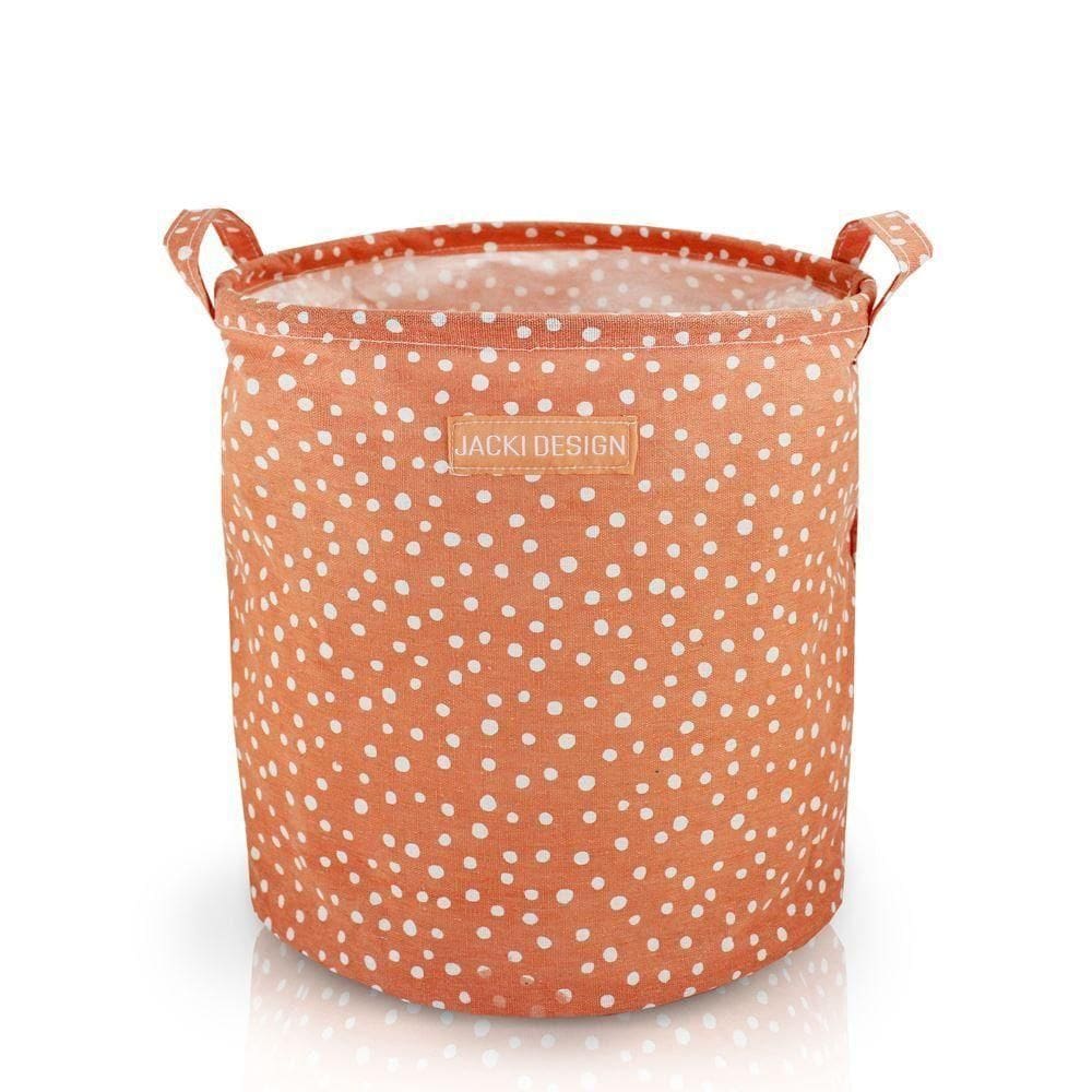 Cesto Para Roupa Suja/ Brinquedos Tecido (m) - Linha Loft Salmão