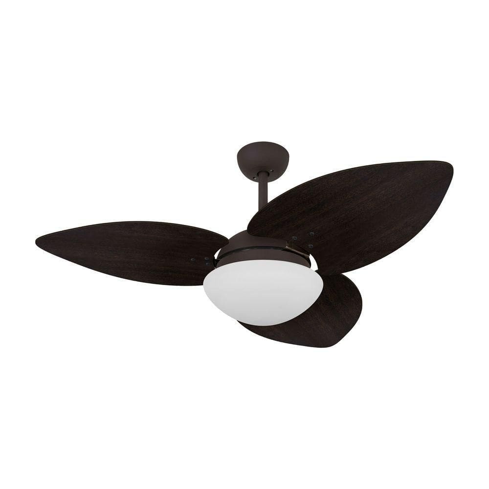 Ventilador De Teto Marrom 3 Pás Tabaco 127V
