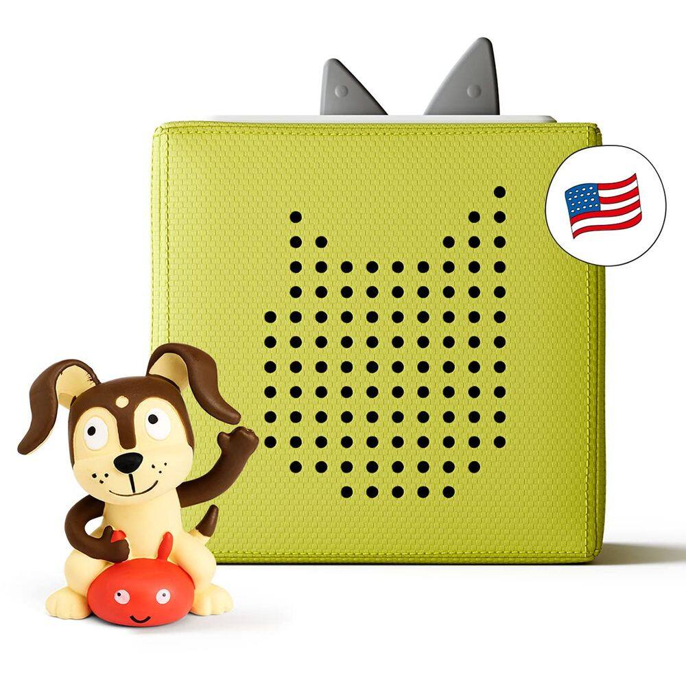 Conjunto inicial de reprodutor de áudio Toniebox Playtime Puppy Green 3+
