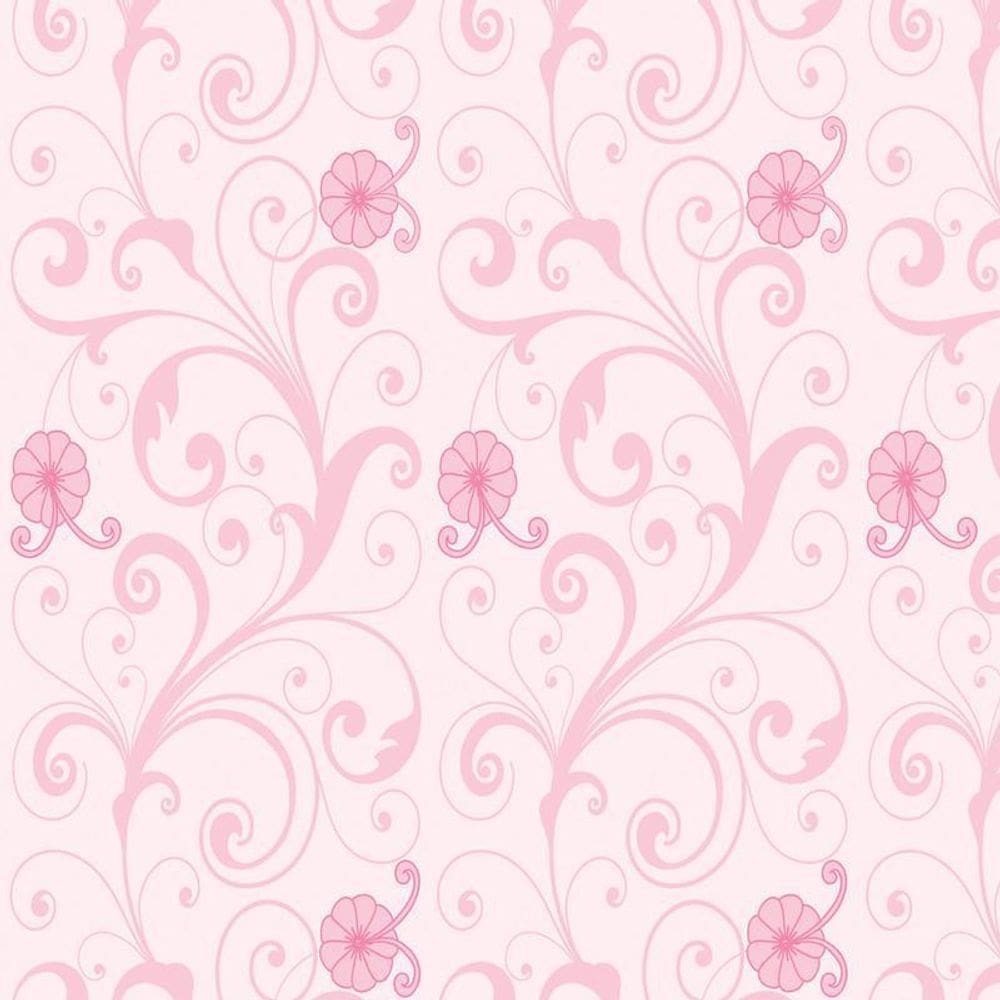 Papel De Parede Rosas Claras Sala Quarto Adesivo Lavavel