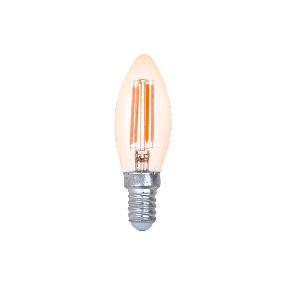 Lâmpada Led Nordecor Filamento Vela C35 4w E14 Bivolt 2400k Branco Quente 1047