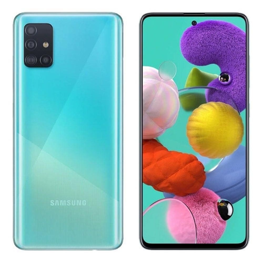 Usado: Samsung A51 128 GB Azul - Muito Bom