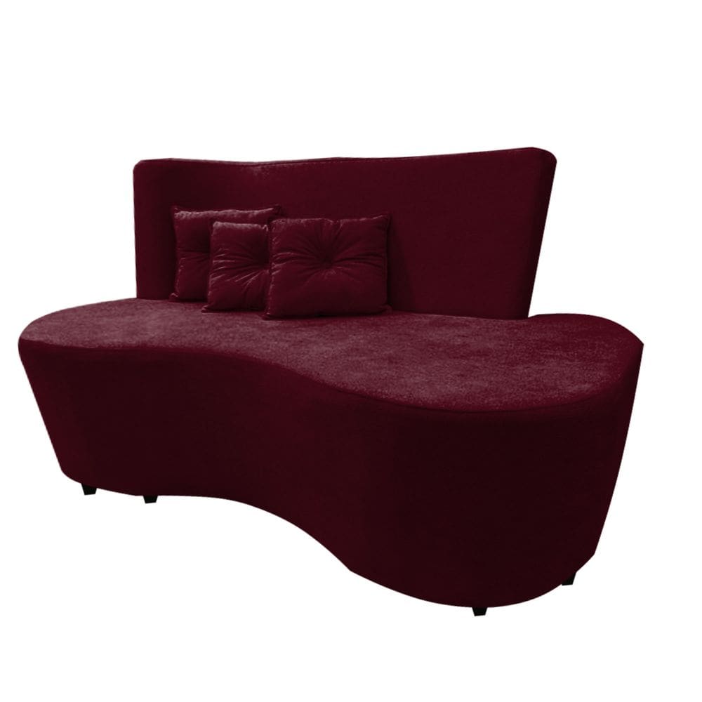 Sofa Curvo Feijão Organico Aliance Bordo 147