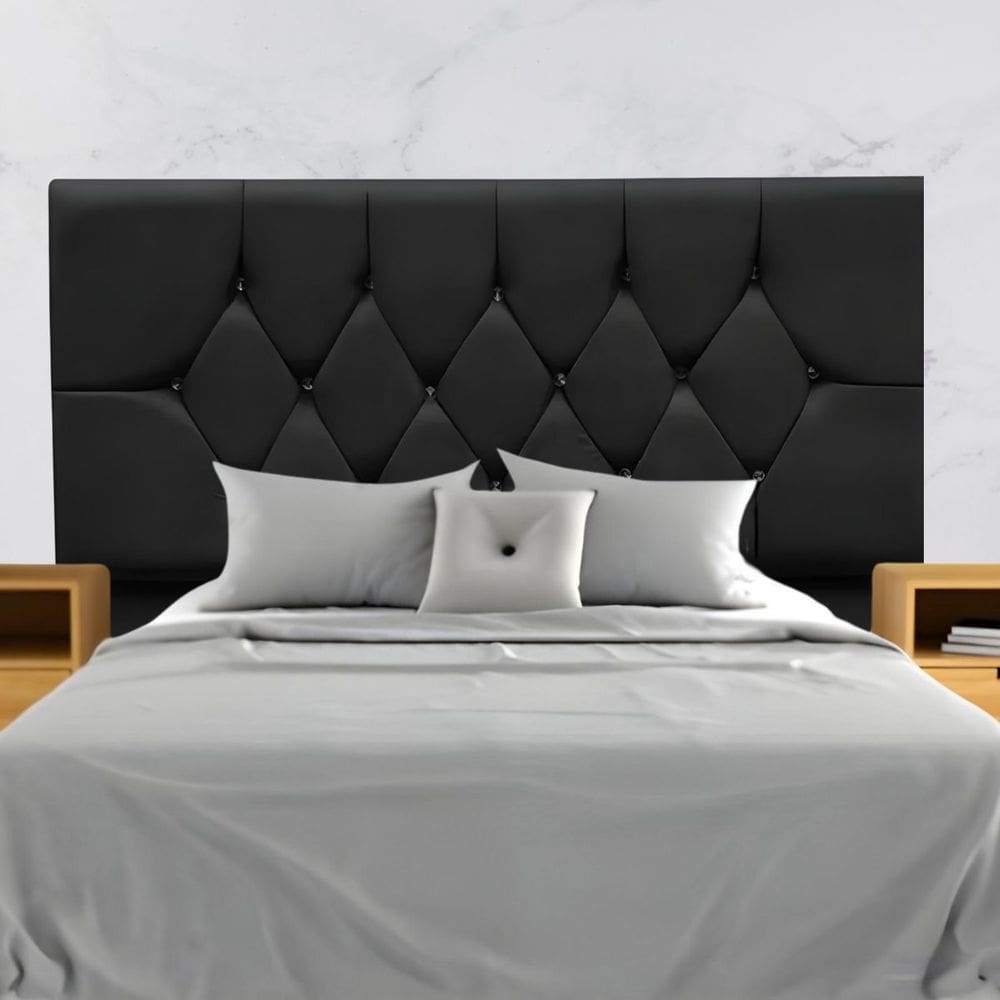 Cabeceira Cama Box Estofada Solteirão 100 cm Suede Madri