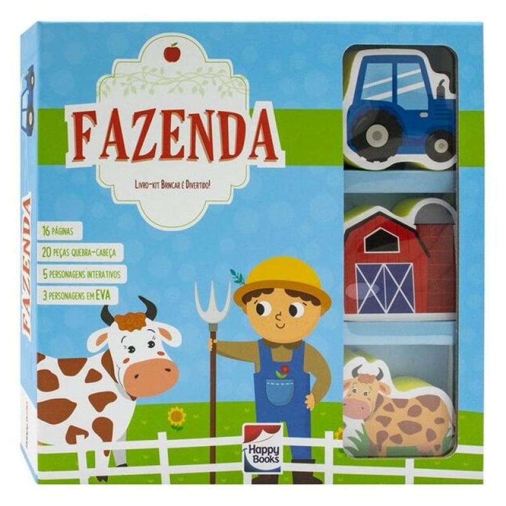 Livro Brincar É Divertido! Fazenda