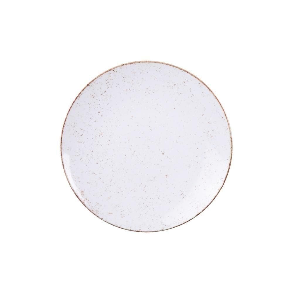 Prato Sobremesa Rústico 21 Cm Porcelana Decorada Tramontina