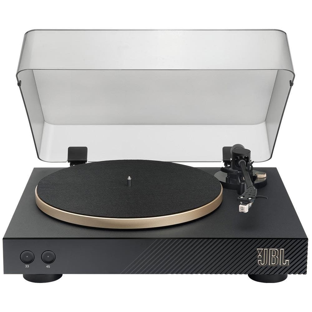 Toca Discos Spinner JBL Preto com Dourado - LSPINNER