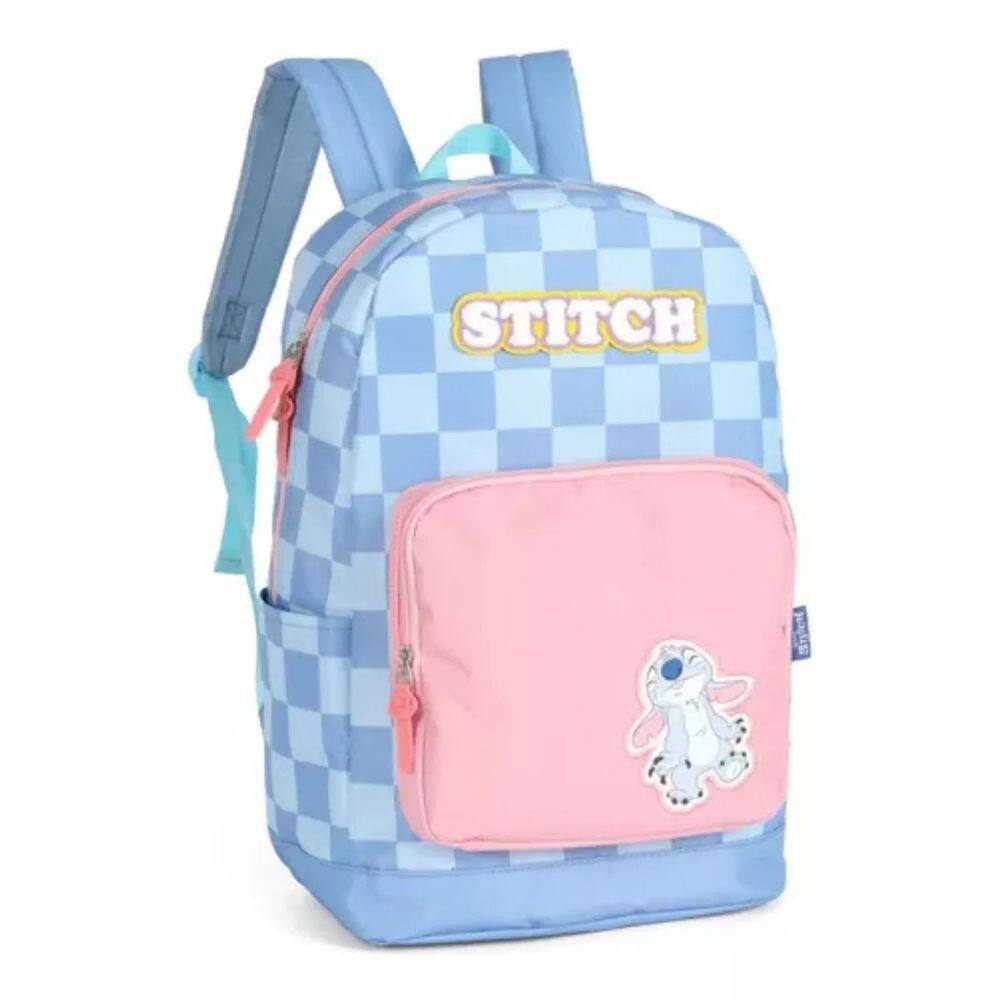 Mochila Costas Juvenil Stitch Disney Menina Luxcel