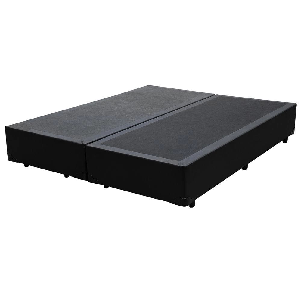 Base Box King Bipartido Blindado Linhão Preto