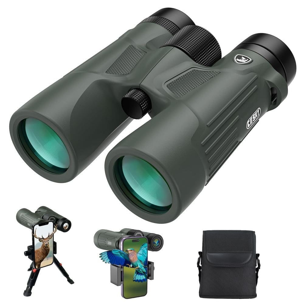 Binóculos Gosky 10x42 HD para adultos com adaptador de telefone