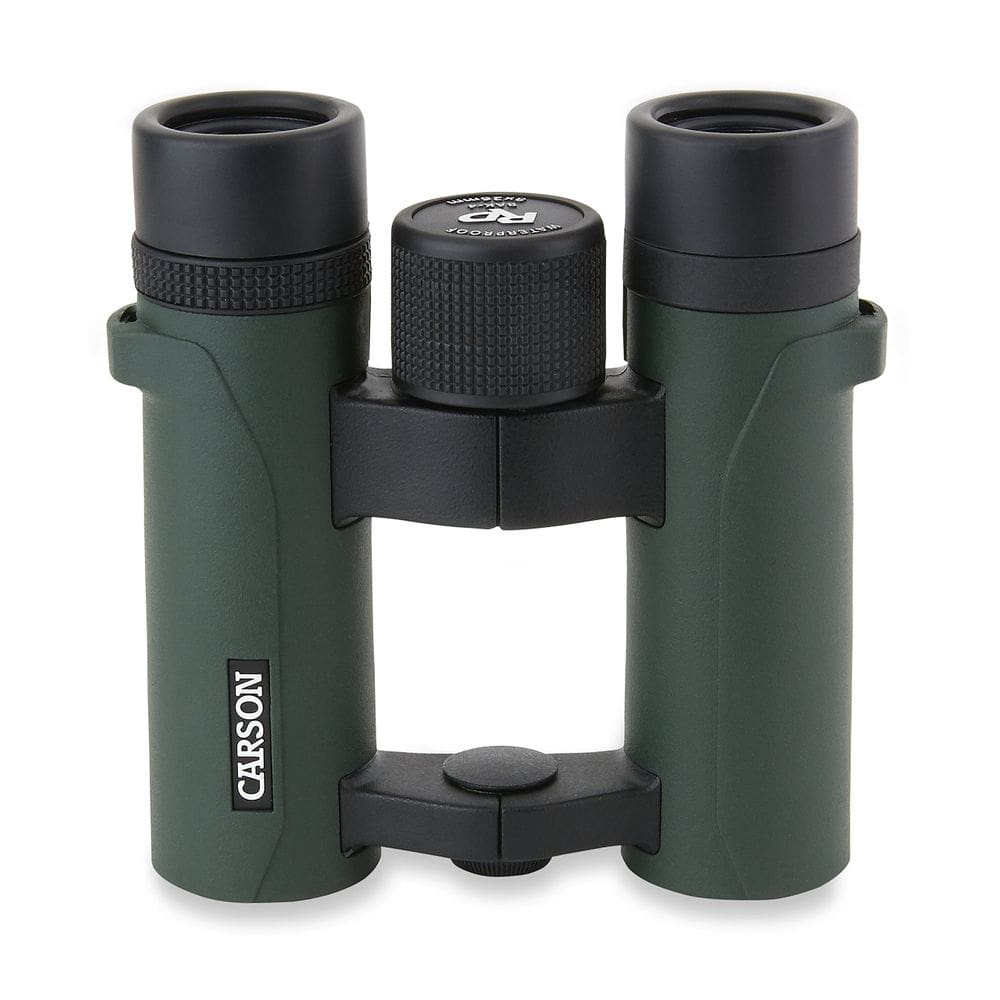 Binóculos Carson RD Series 8x26mm impermeáveis compactos verdes