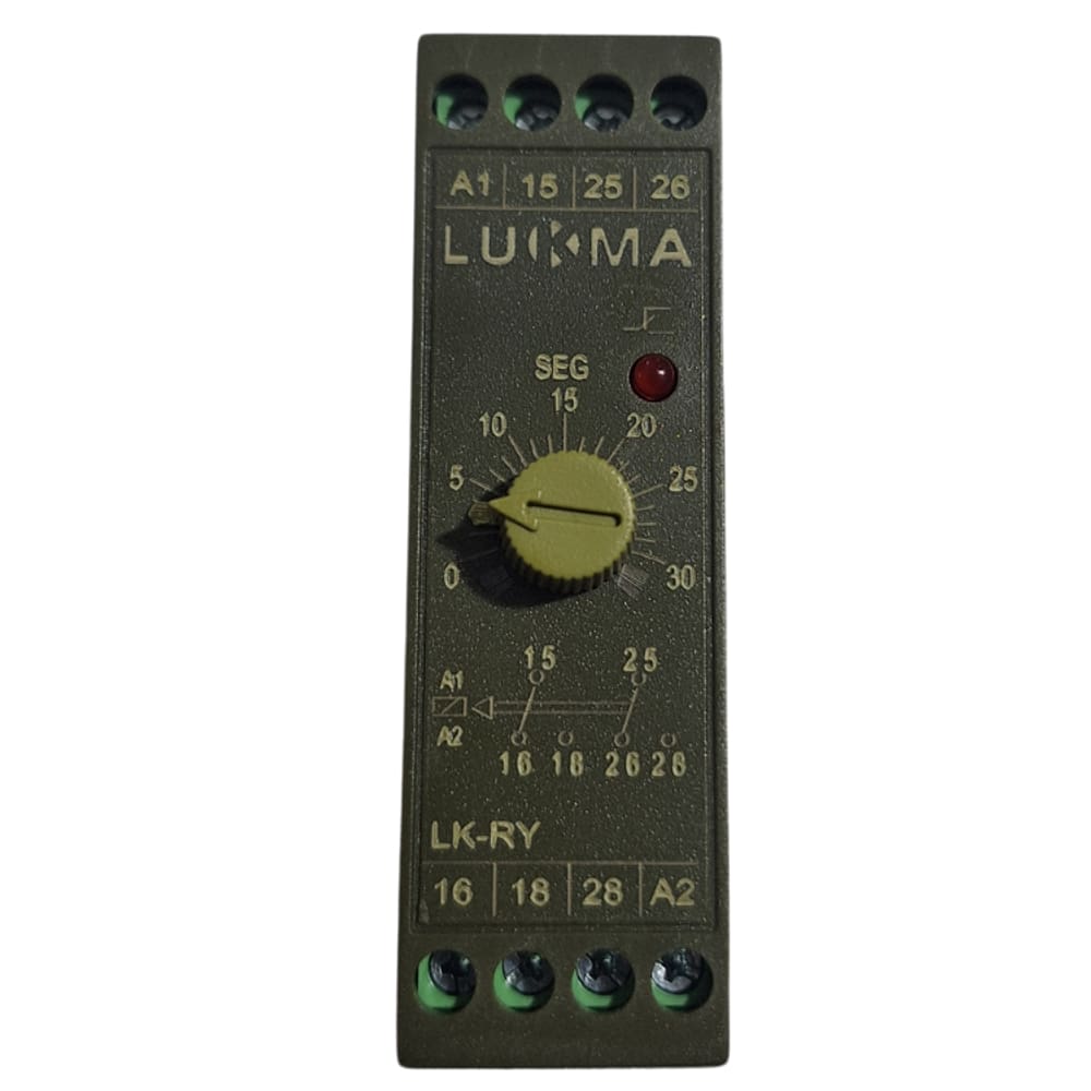 Relé Temporizador De Estrela Triângulo Lk-Ry 30 Segundos 220V - Lukma