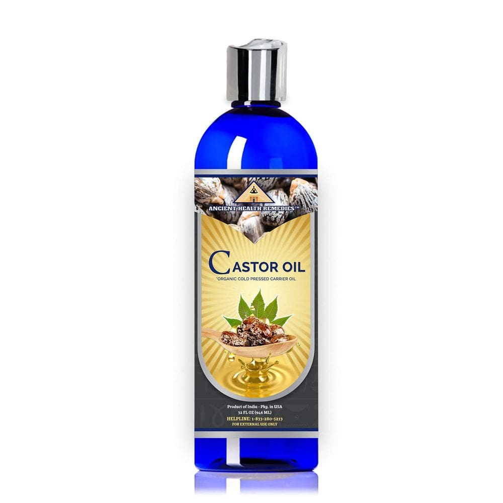 Óleo transportador Ancient Health Remedies Castor 960 ml orgânico