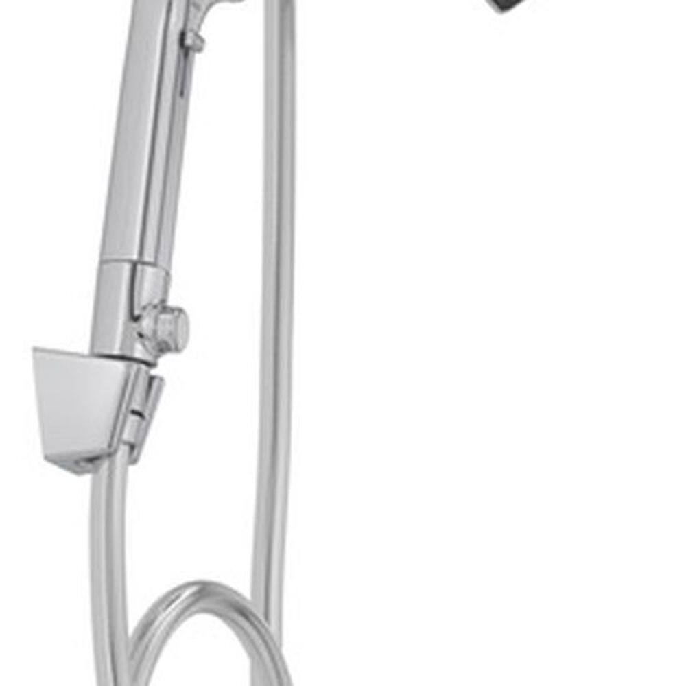 Ducha De Parede Deca Retangular Cromada Com Chuveirinho