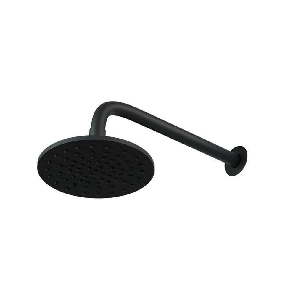 Kit 2 Chuveiros Redondo Luxo Banho Revigorante e Confortável. Preto