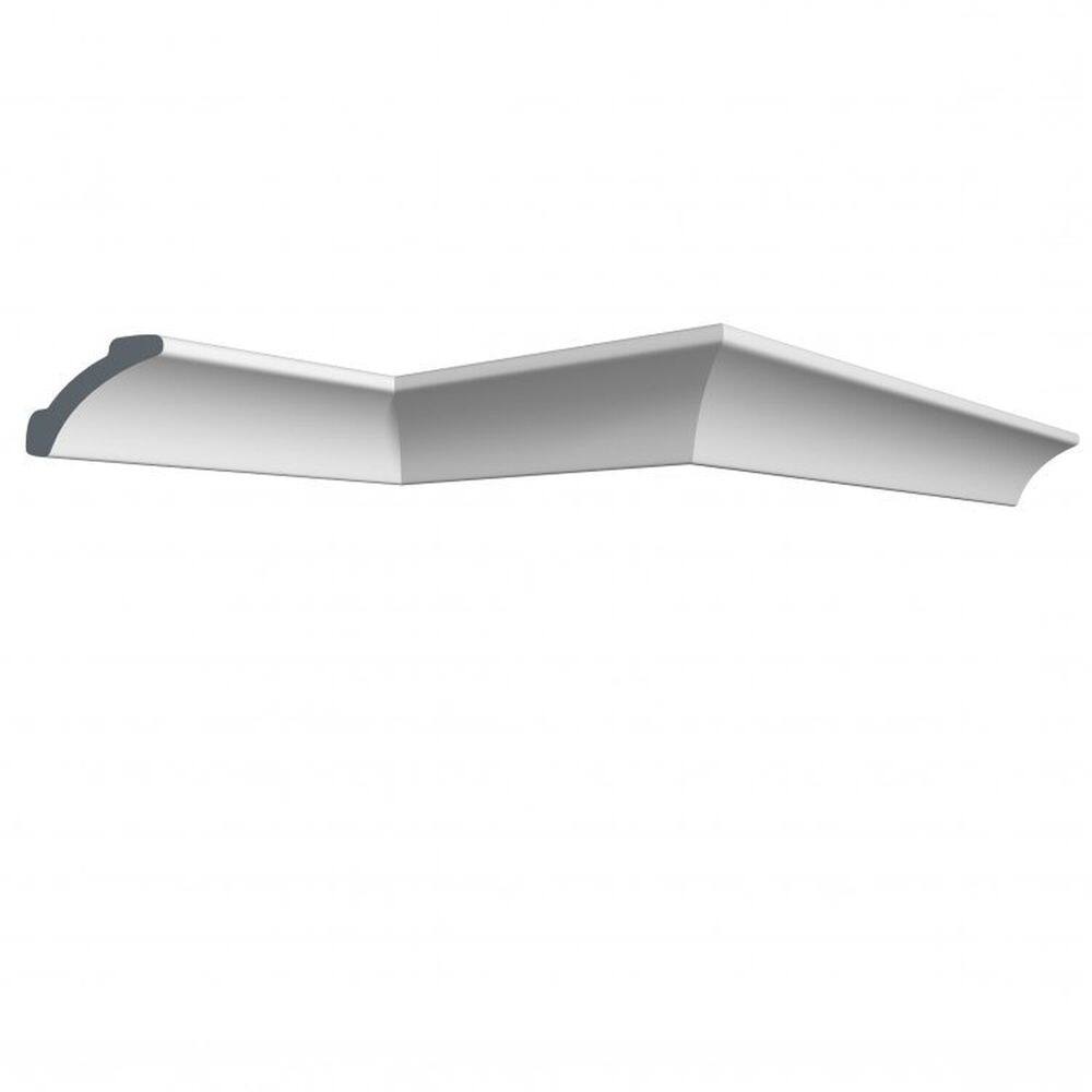 Kit com 10 Barras Roda Teto Perfil de Poliestireno A7 HomEstar 20m Branco