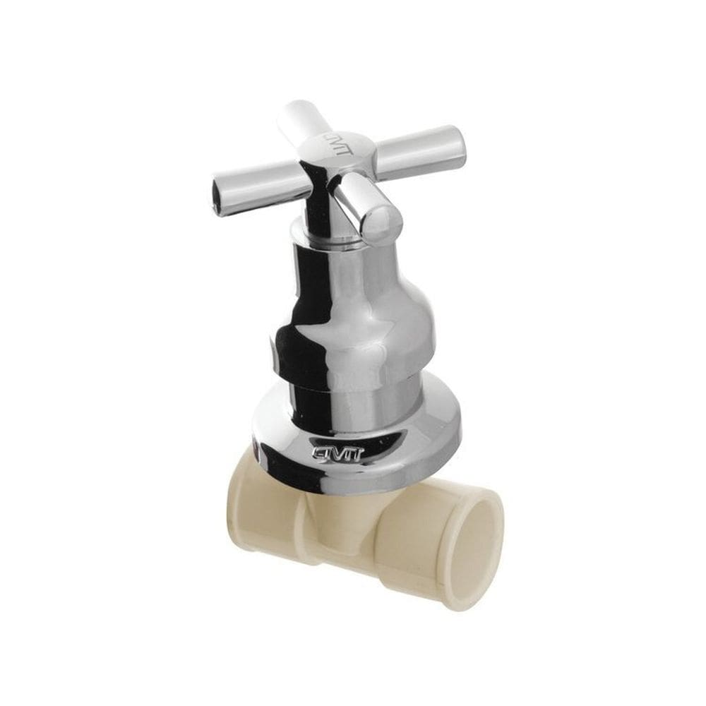 Kit 3 Registro de Pressao Cromado 20mm Cruz Inox