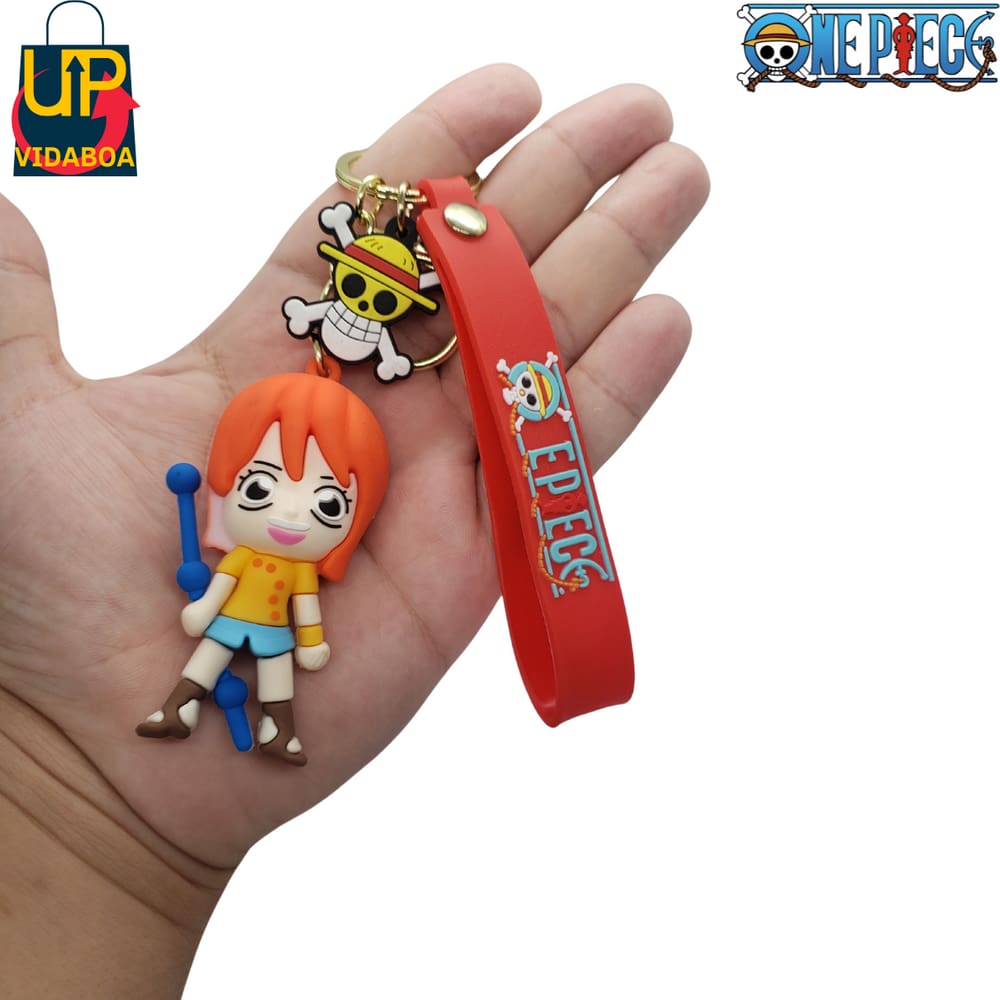 Chaveiro One Piece  - com Boneco Nami