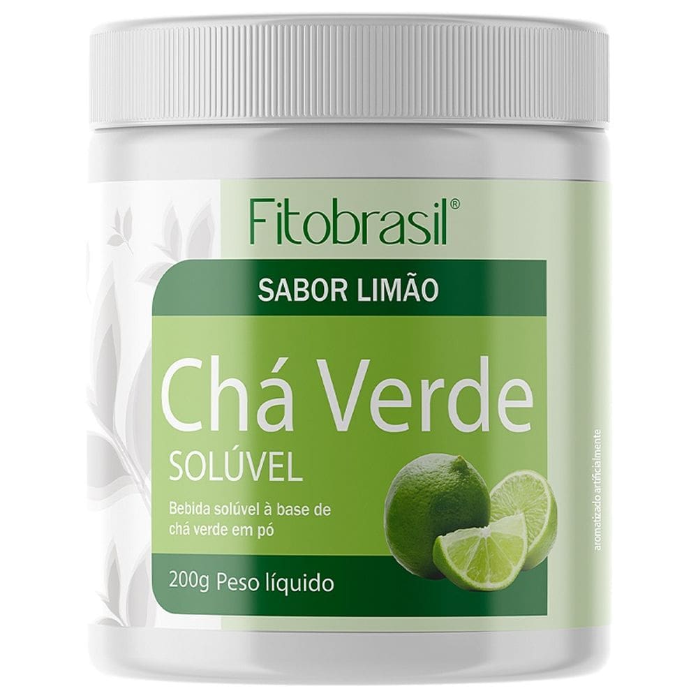 Chá Verde Soluvel sabor Limão 200g