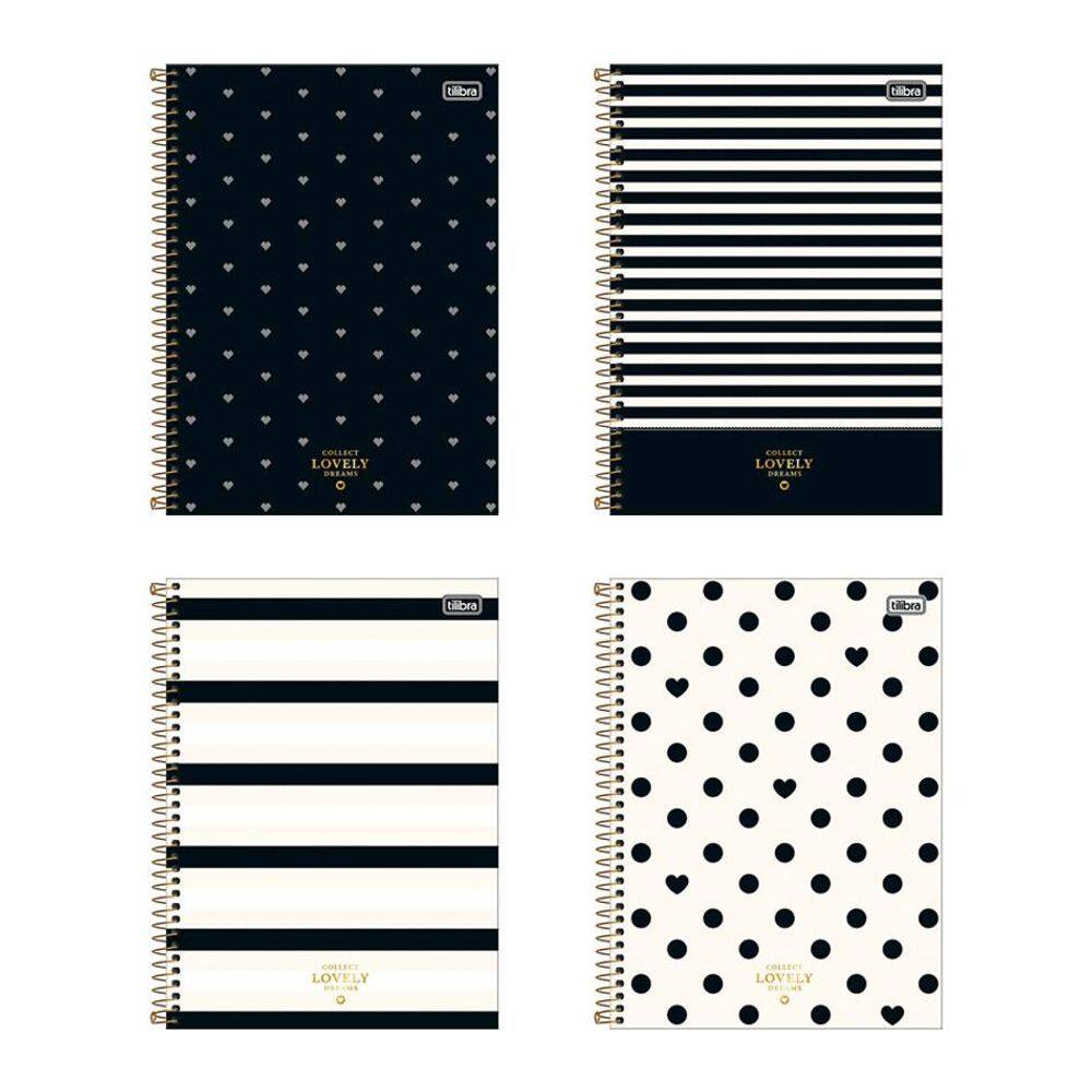Caderno espiral Univ 1x1 80 folhas West Village Tilibra