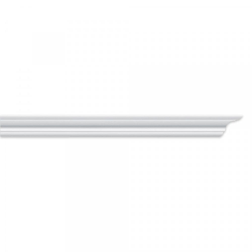 Kit com 20 Barras Roda teto de Poliestireno 2.2cm x 22mm x 2,00m C30 HomEstar 40m Branco