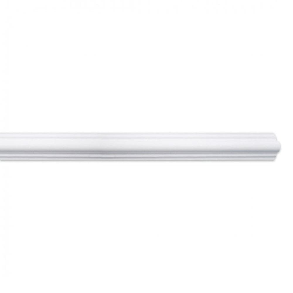 Kit com 15 Barras Roda Meio HD Cw10 Perfil de Poliestireno HomEstar 30m Branco