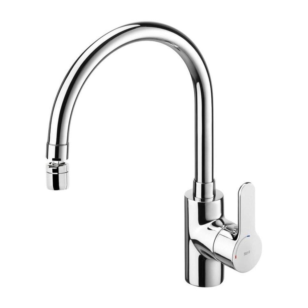 Kit com 2 Monocomando para Cozinha de Mesa Bica Alta com Arejador Articulado L20 Cromado