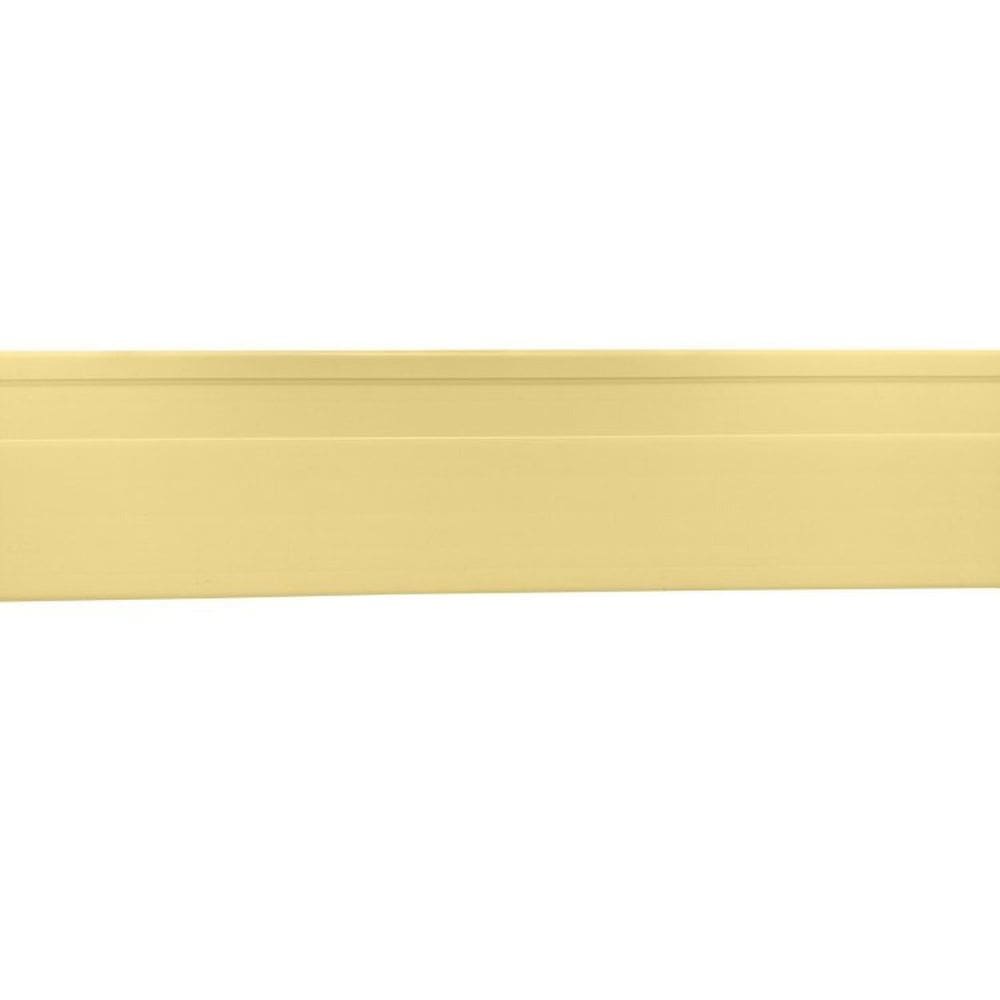 Kit com 30 Barras Rodapé de PVC 10cm x 15mm x 2,40m Master Bariri 72m Marfim