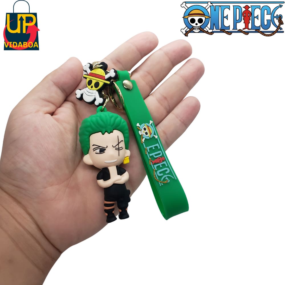 Chaveiro One Piece  - com Boneco Roronoa Zoro