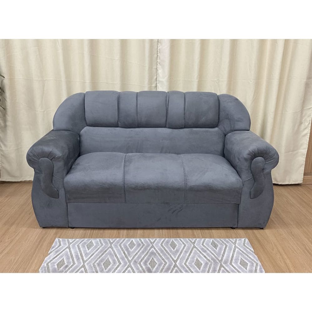 Sofá 3 Lugares Cinza 605 Corsa