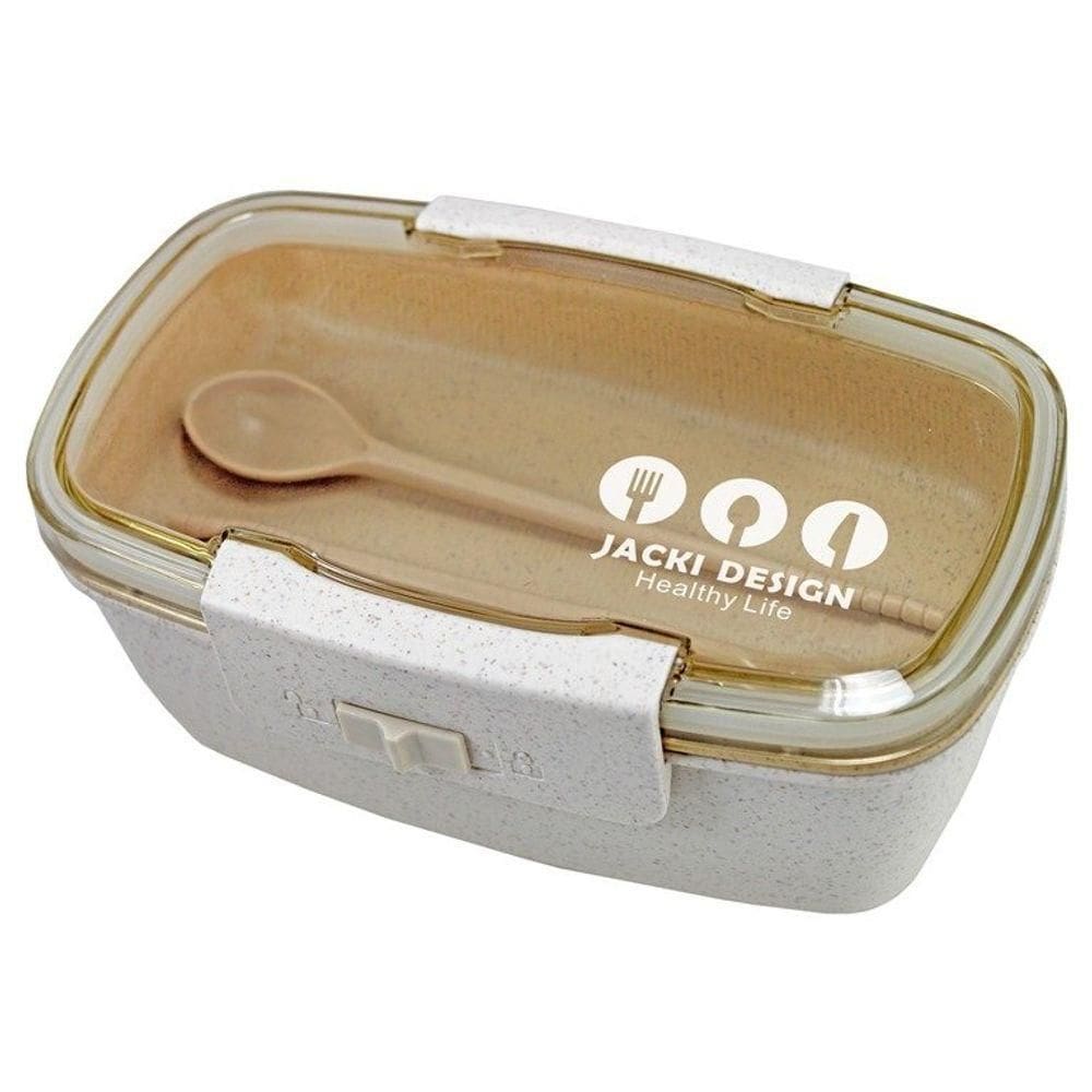 Pote Marmita Ecológica Com Divisória 800ml Jacki Design Creme