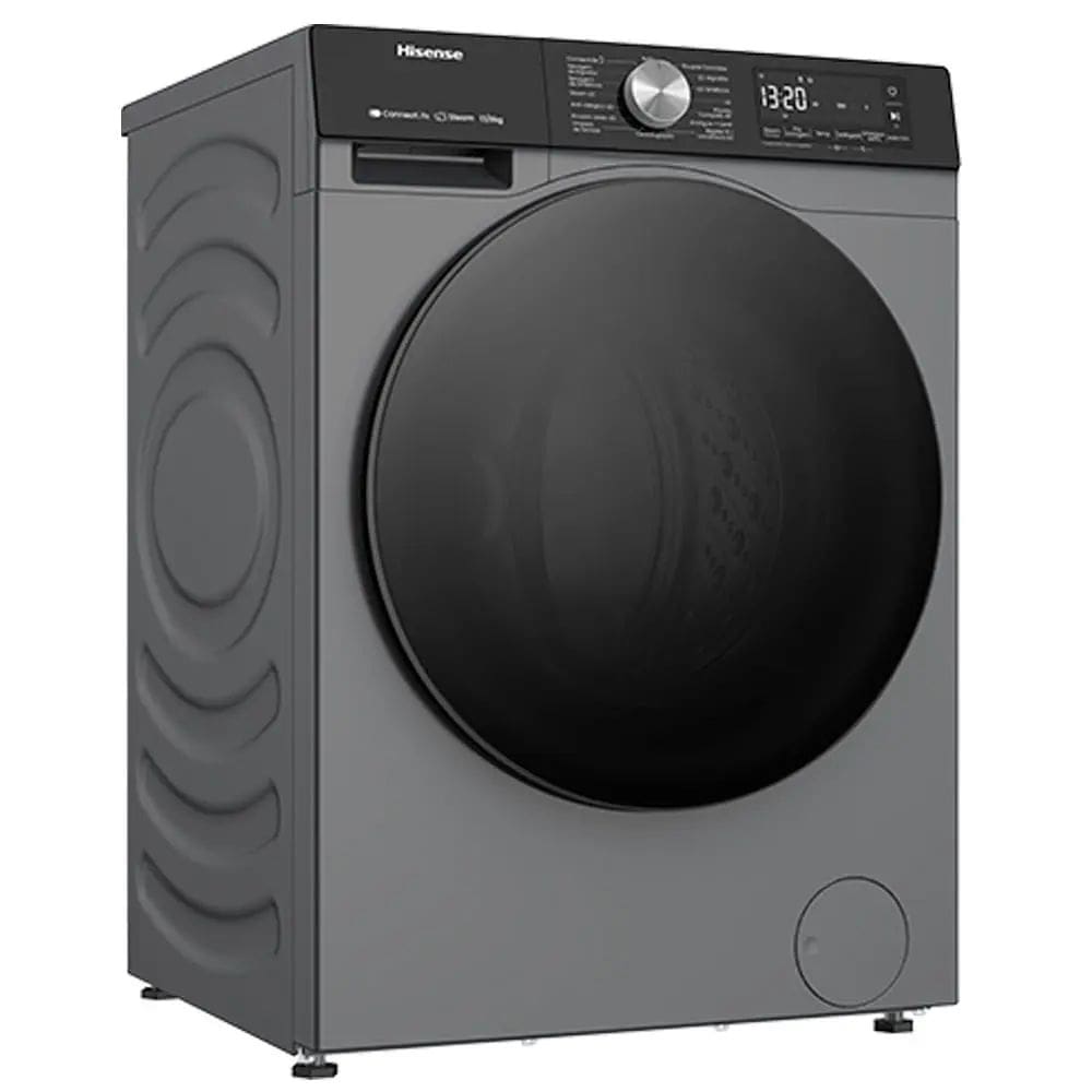 Lava E Seca 11Kg Hisense Titanium Com 11 Programas De Lavagem, Steam, Wi-Fi - Wd3s1143bt1