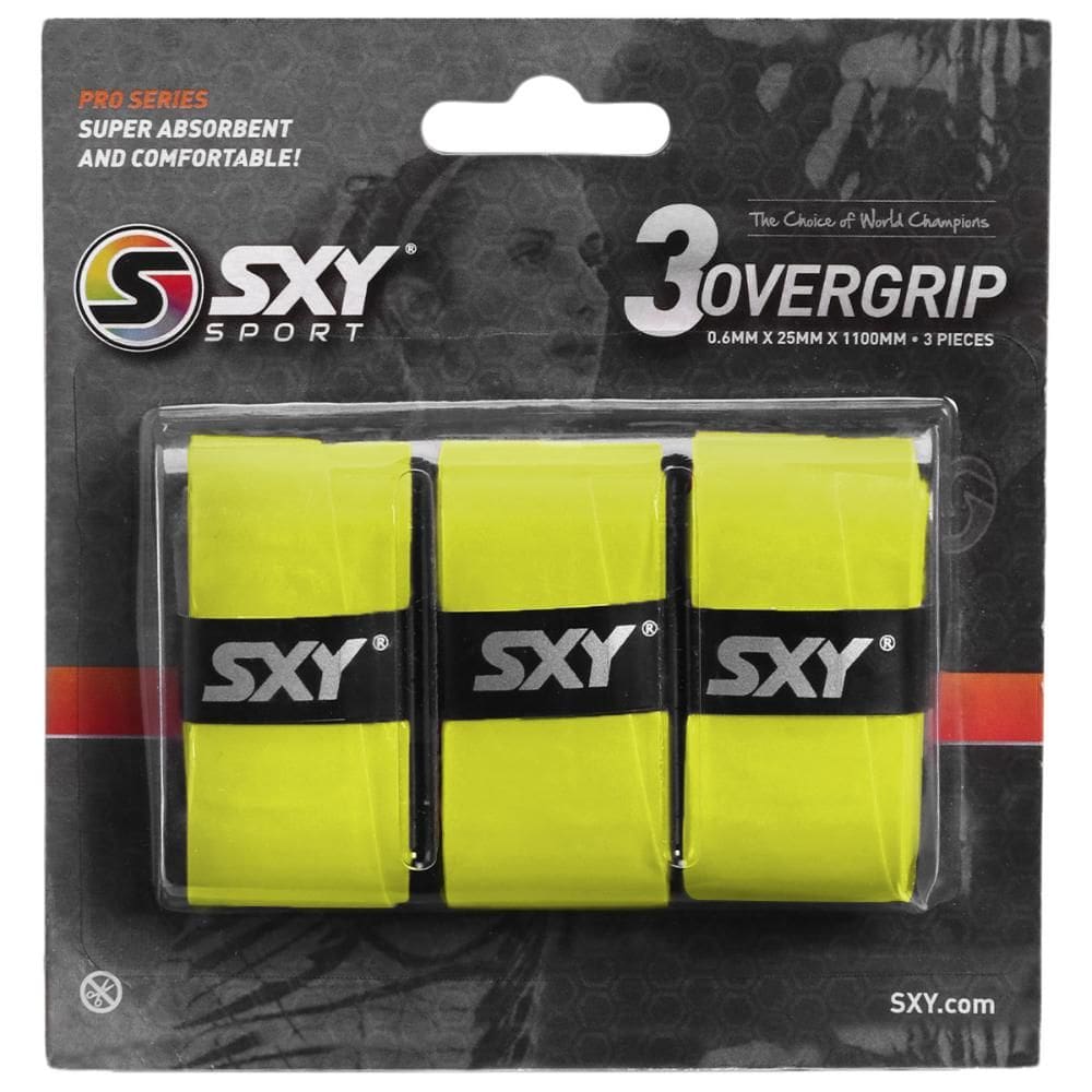 Overgrip Sexy Pro Serie com 03 Unidades Amarelo
