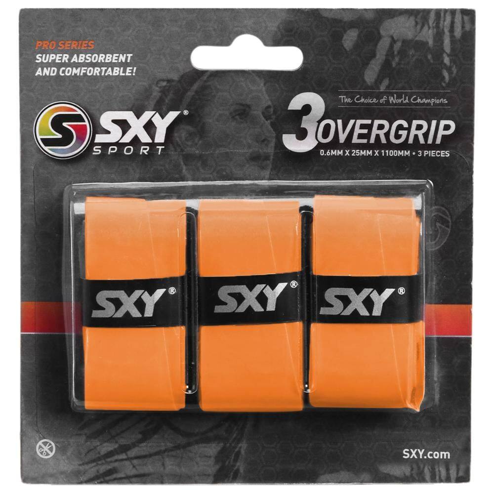 Overgrip Sexy Pro Serie com 03 Unidades Laranja
