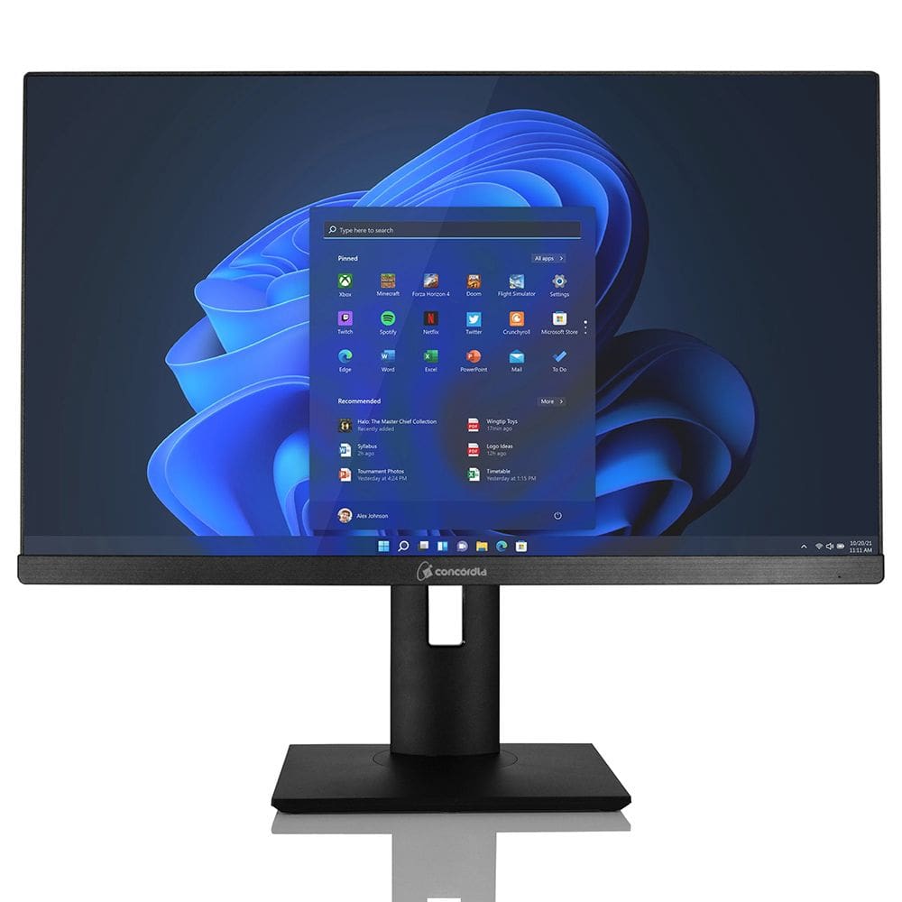 Computador All In One Concórdia Pentium G6400 8GB DDR4 SSD 240GB 23.8" Full HD Webcam WiFi